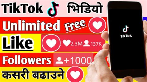 Get Unlimited TikTok Followers & Likes .